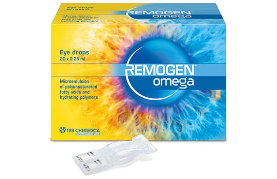 Remogen Omega package from TRB Chemedica Dry Eye